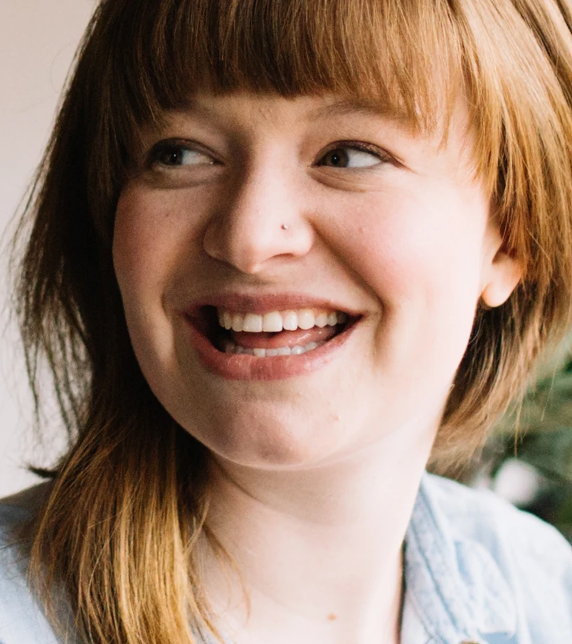 Everyday portrait: skin evened, smile and texture kept (default settings) — before